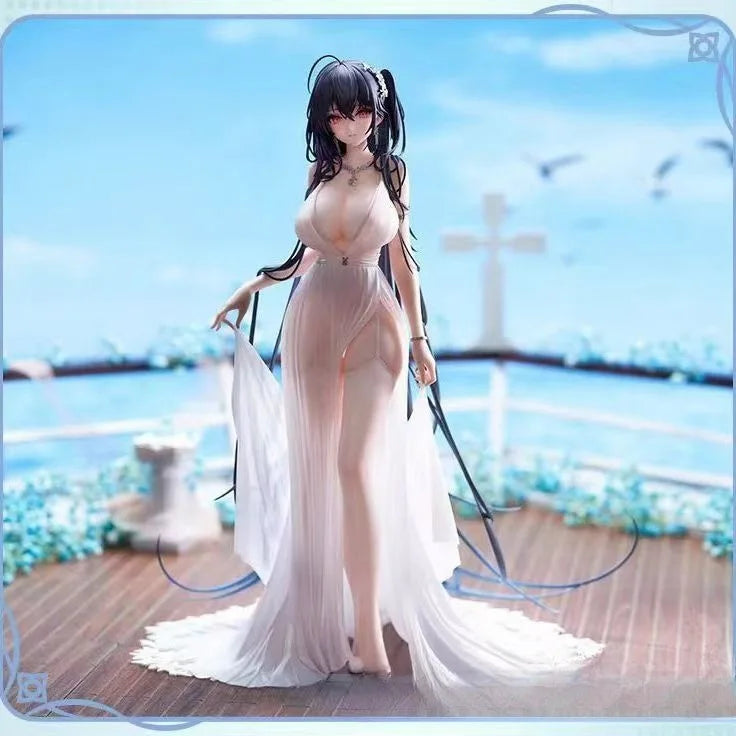 30cm New In Stock Big Phoenix Handmade Blue Route Dress Phoenix Wren Beauty Ornament Large Scale Anime Animation Handmade Model