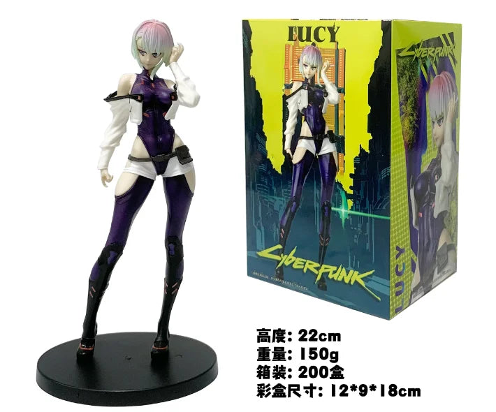 Cyberpunk Lucy Rebecca David Martinez Johnny Silverhand Action Figure Toys