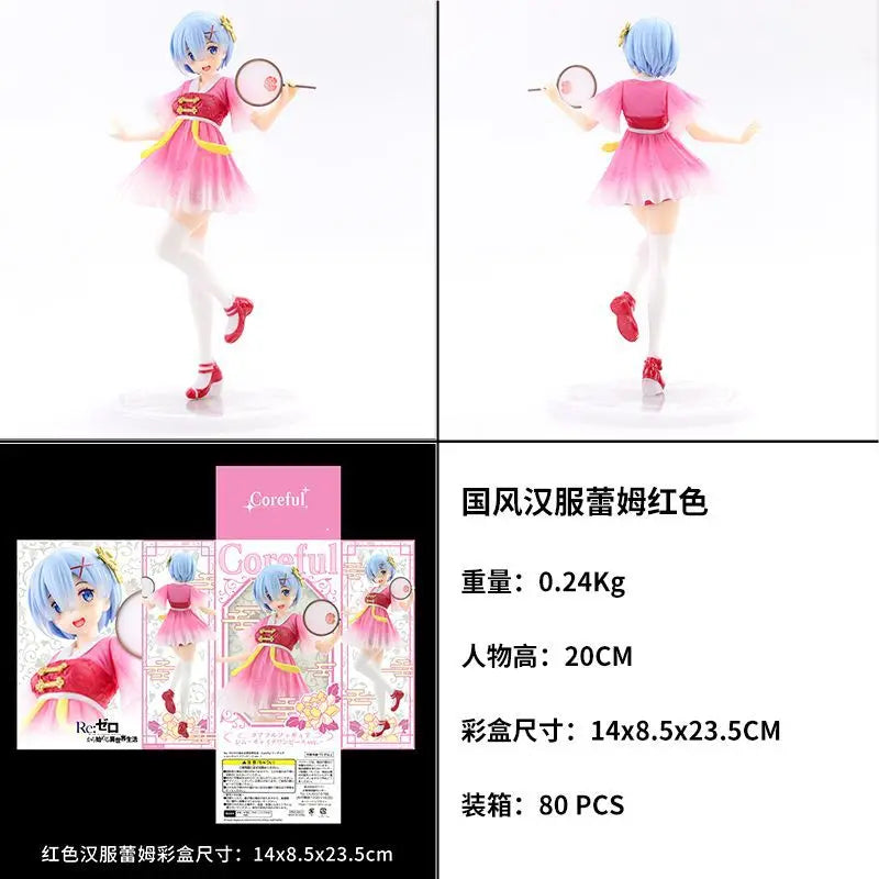 In Stock Anime Action Figure Rem Qilolita 1/7 Model Figure Statue - Life in a Different World from Zero Decoration Gifts