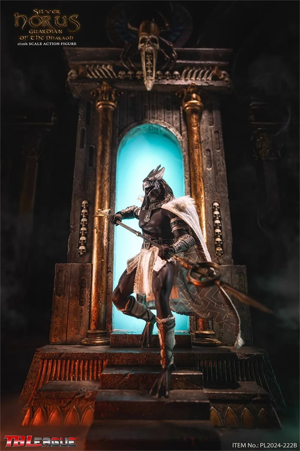 1/12th TBLeague PL2024-222B Black Version Vintage Egypt Horus Guardian with Platform Gift For Fans Collect