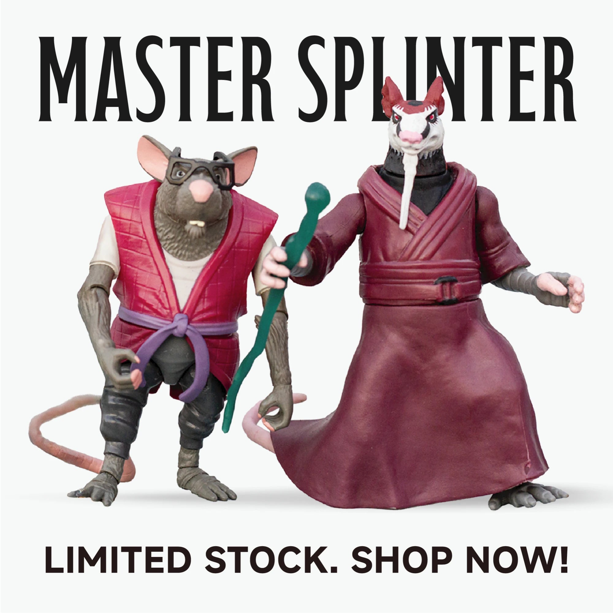Teenage Mutant TMNT Ninja Turtles Master Splinter Action Figures Raphael Michelangelo Table Ornament Collectible Kids Gifts