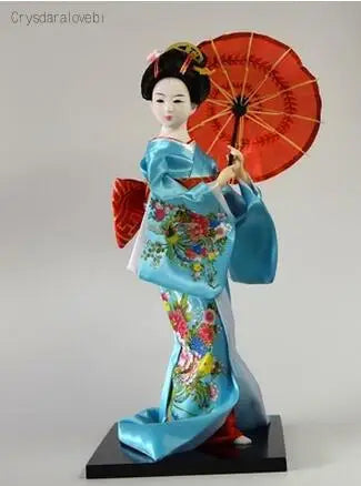 30cm Statuette Ethnic Japanese Geisha Dolls Kimono Dolls Belle Girl Lady Collection Home Decoration Miniature Figurines