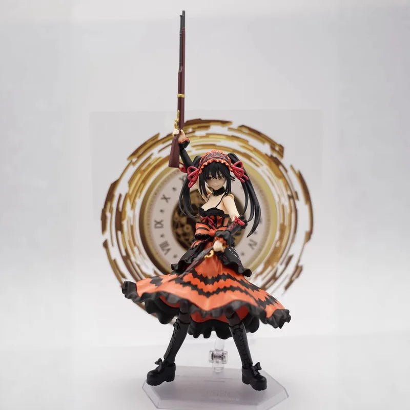 Figma Tokisaki Kurumi Anime Action Figure Date A Live Collectible Model Pvc Desktop Decoration Ornament For Adult Anime Fans