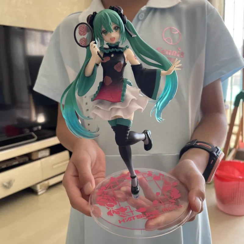 Original Taito Hatsune Miku Anime Figure China Dress Ver.  Action Figure Model Collectible Ornaments Model Christmas Toy Gifts