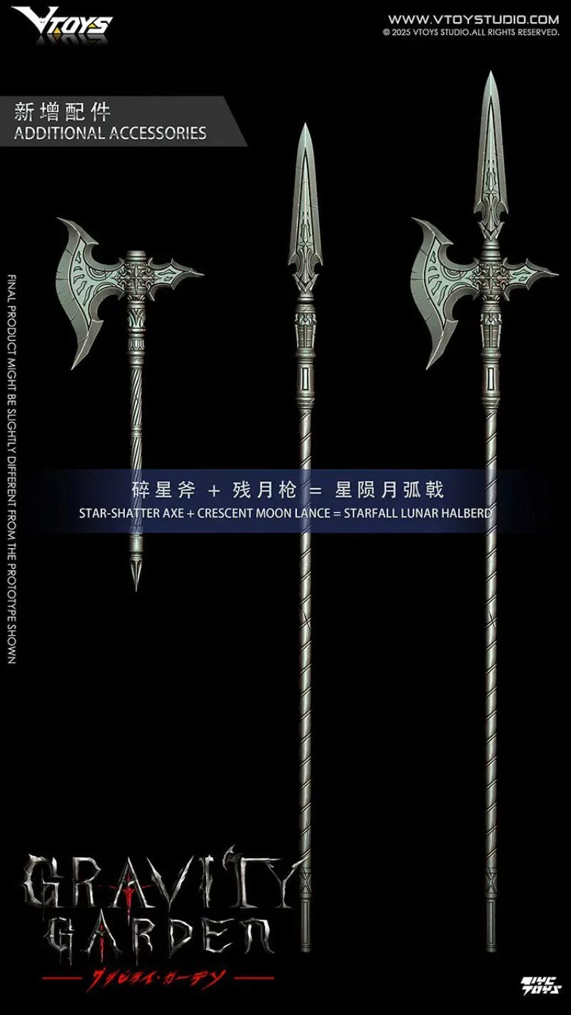 VTOYS VSD011 Gravity Garden Knight of The Silver Moon 1/12 High Quality Movable Doll Figure Soldier Model Gift Collection