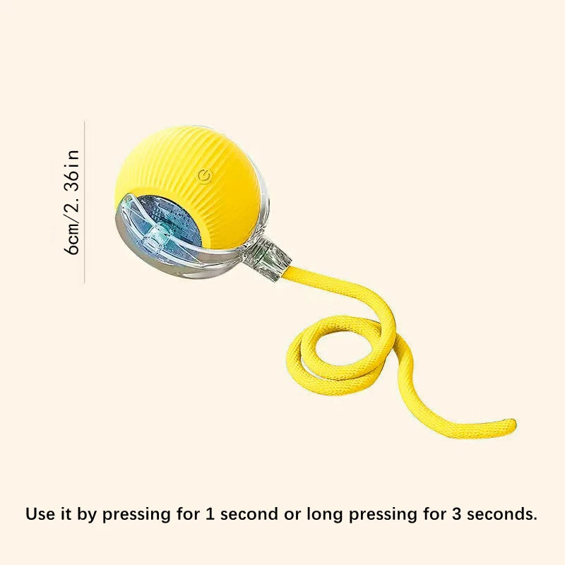 Smart Dog Toy Ball Electronic Interactive Pet Toy Moving Ball USB Automatic Moving Bouncing for Puppy Birthday Gift Cat Products