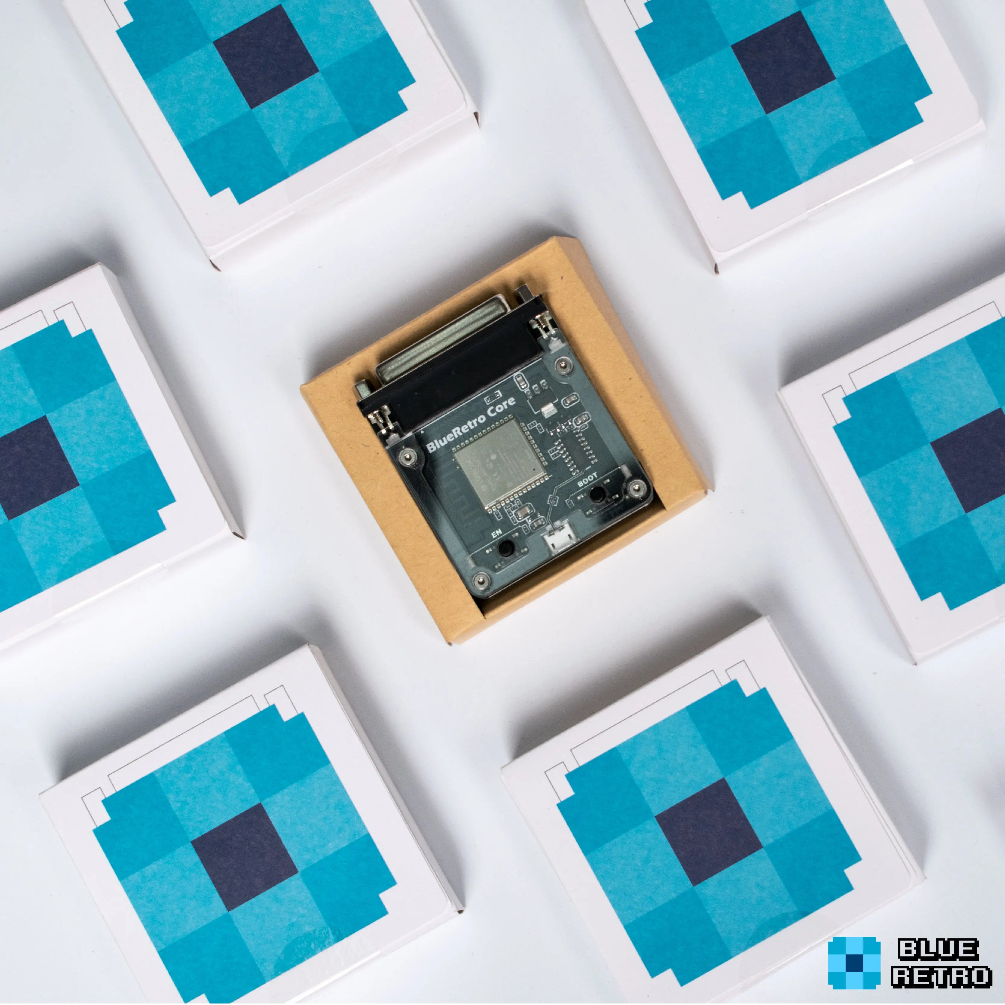 BlueRetro Bluetooth Wireless Game Controllers Converter Adapter For Nintendo GameCube Suitable PS4 5 Xbox One Switch Pro Handle