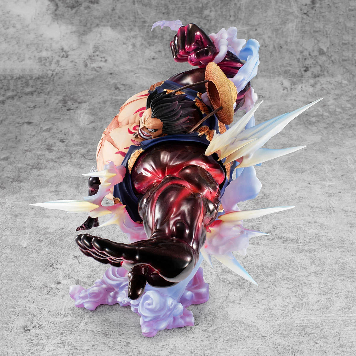 В наличност One Piece Monkey D. Luffy Gear 4 Bouncy Man Megahouse POP SA-MAXIMUM Колекционерски орнаменти Кутия Маркови играчки Подаръци