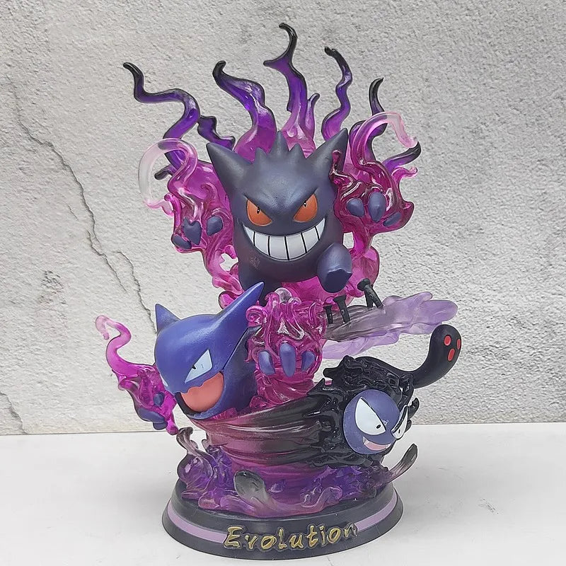 Animation Bao Ke Meng GK animation Pikachu luminous doll hand-made model Super Dream Gengar fire-breathing dragon ornaments