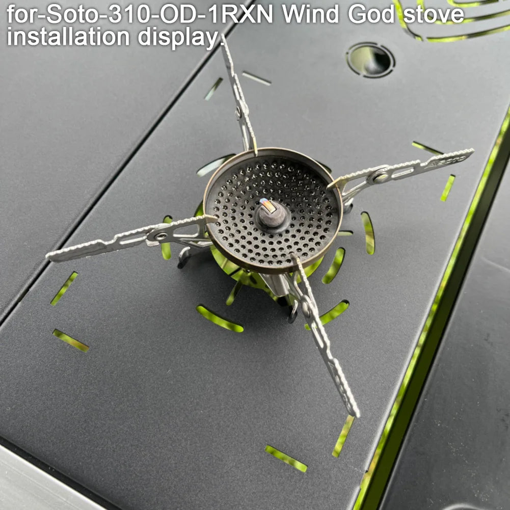 IGT Table Unit Plate IGT Table Accessory Table Top Camping Accessories Metal Top Plate for CAMPINGMOON XD2F for Soto 310 OD-1RXN