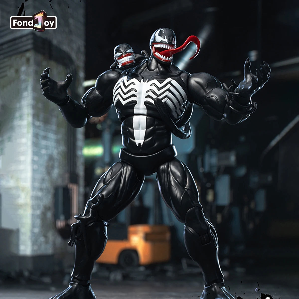 FondJoy Marvel Venom Action Figure 1/12 Venom Plastic Model Kit Anime Figurine Collection Model Statue Toys