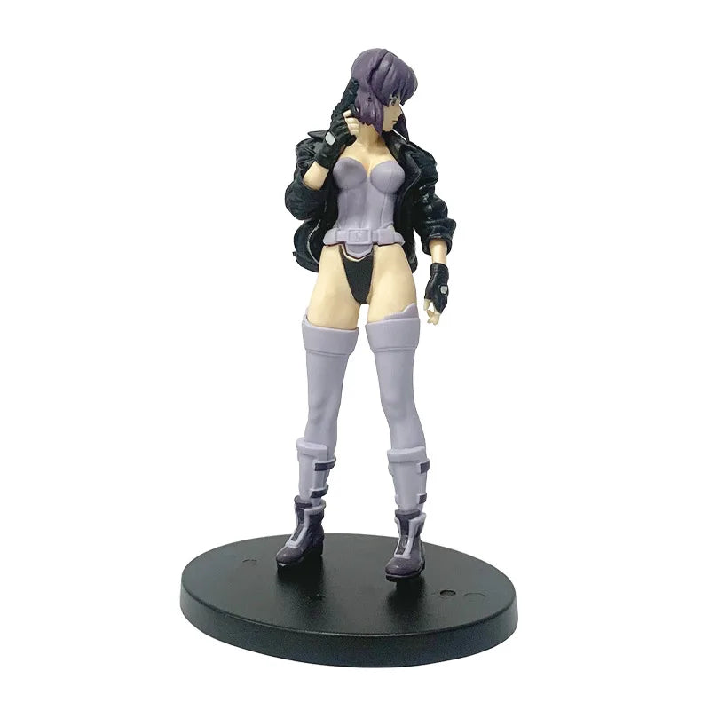 Hot 18cm Anime S.A.C  Action Figure Motoko Kusanagi Figure Model Ornament Room PVC Collectible Model Doll Toys Boys Gifts
