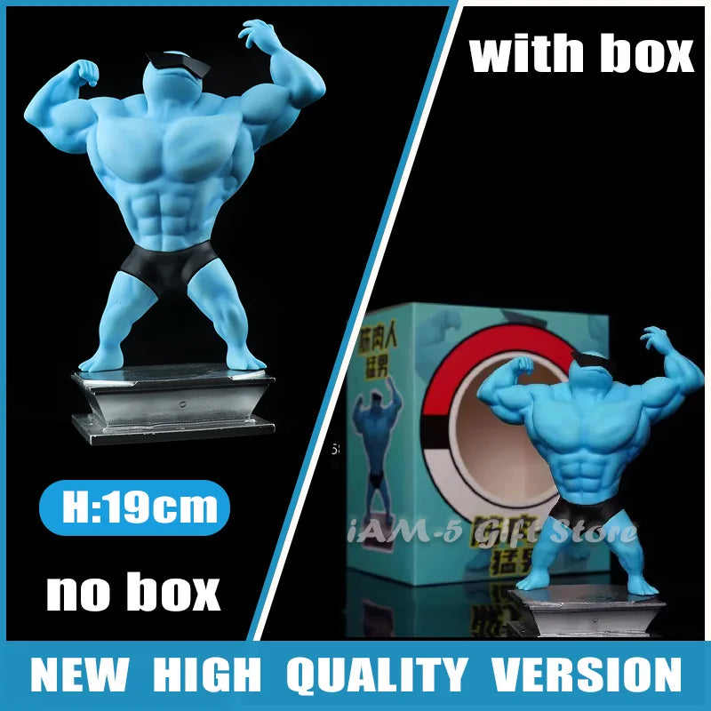 Pokemon Spielzeug GYM Figuren Cartoon Fitness Muskelmann Actionfigur Charmander Bulbasuar Squirtle Gengar Fit Modell Anime Spielzeug