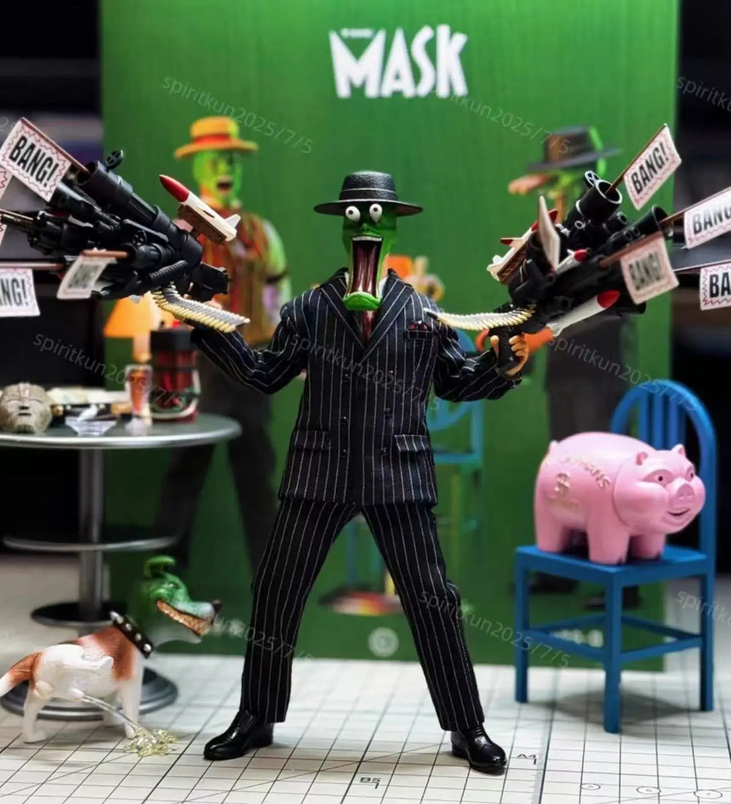 In Stock BROTOYS LR009 The Mask Stanley Ipkiss Movability Model Toys Collection Cloth Clothing 1/12th Scale Collectible Figure