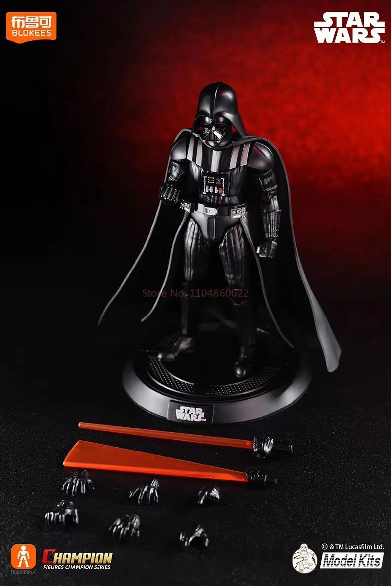 New Blokees Star Wars Darth Vader And Stormtrooper Action Figures Champion Class Mandalorian Assembly Model Collection Toy