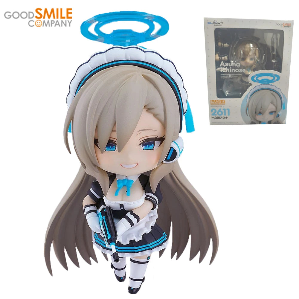 Original in Stock Good Smile Company Nendoroid (#2611)  Blue Archive - Ichinose Asuna Anime Figure Action Figure Garage Kit
