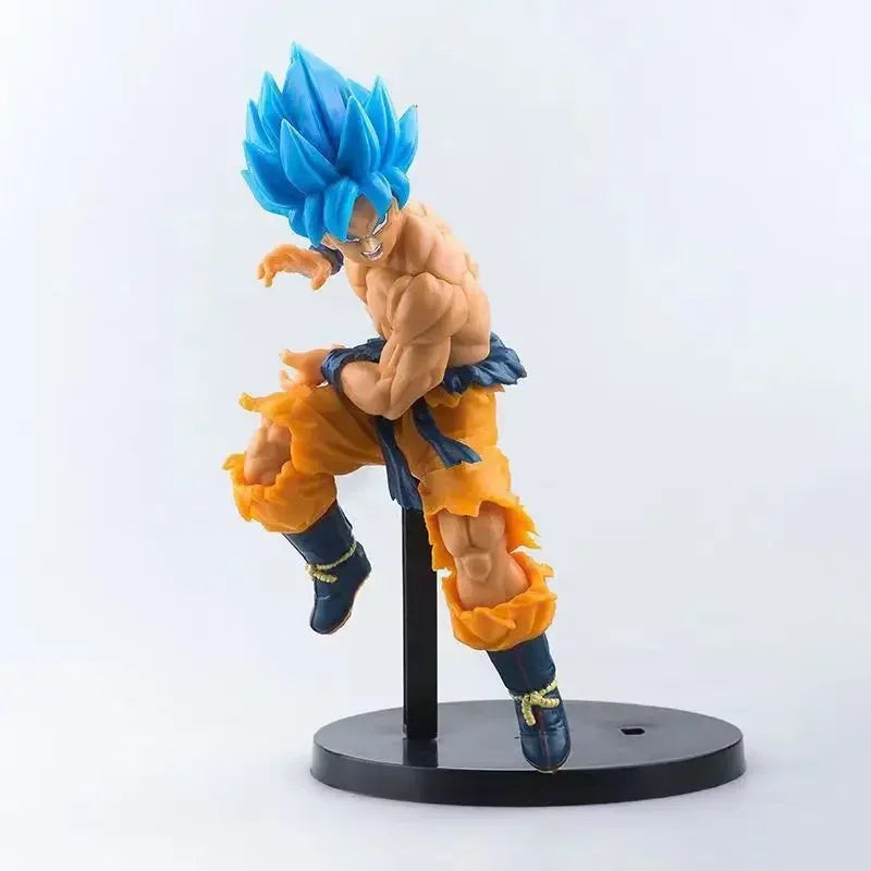 Dragon Ball Figuren Spielzeug LC Legend Anime Charakter Son Goku mit blauen Haaren Vegeta mit blauen Haaren PVC Modell Spielzeug Auto Dekoration Kinder Geschenke