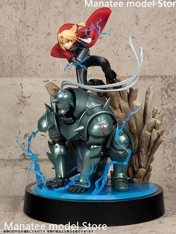 MegaHouse Original Fullmetal Alchemist Edward & Alphonse Elric Brothers Set PVC Action Figure Anime Model Toys Collection Gift