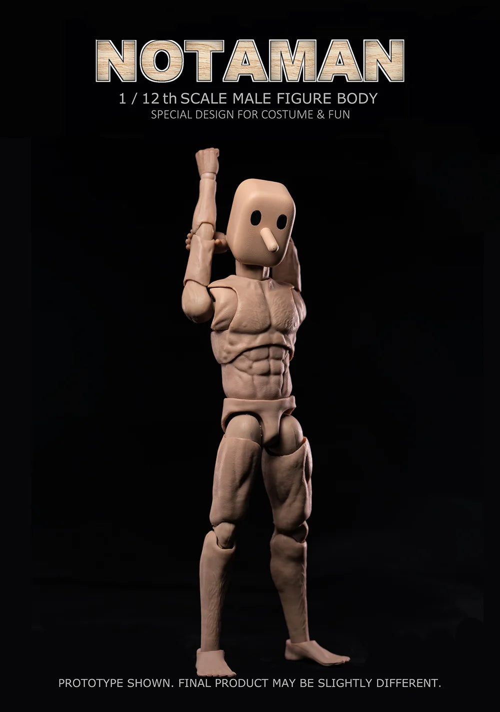 1/12 Notaman 16cm Artist Art Painting Action Figure Sketch Draw Male Movable Body Joint Figure Toy Model