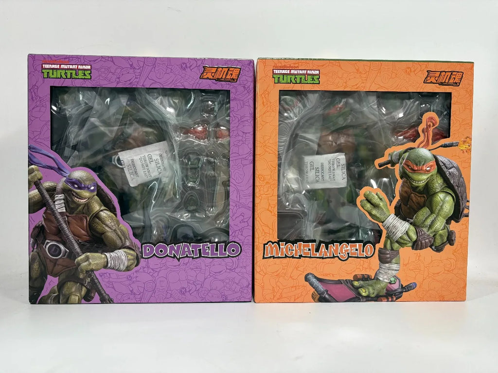 In Stock LING JIHUN Ninja Turtles Raphael Leonardo TMNT 1/12 Action Figures Toy Gift Collection 【Send within 24 hours】