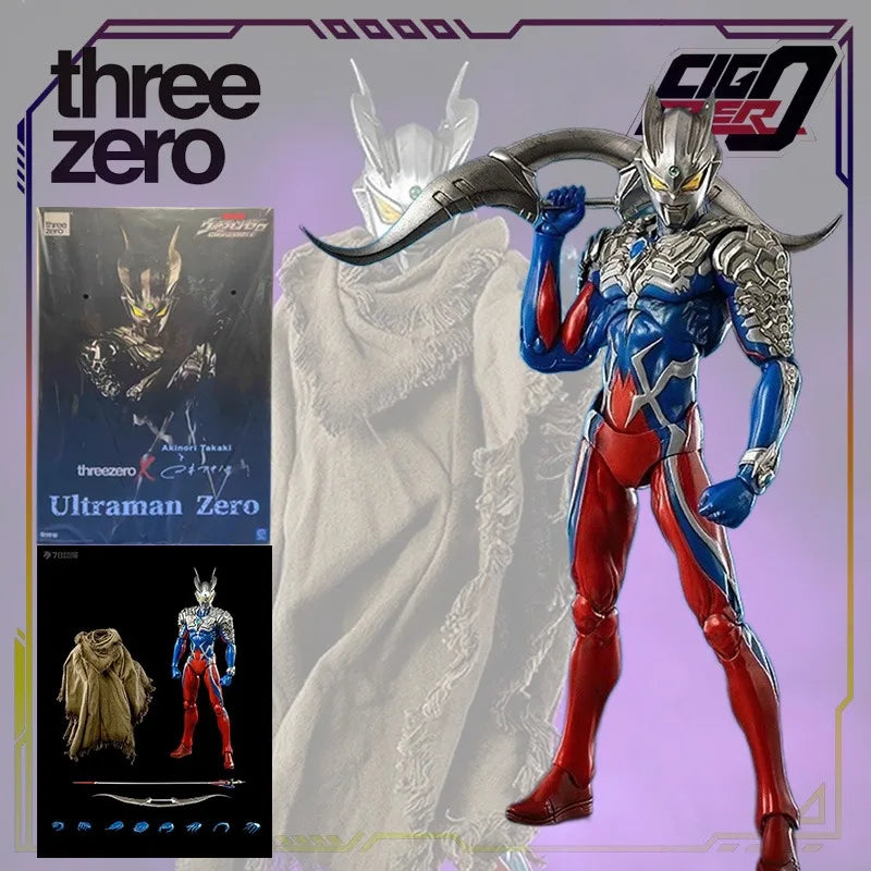 Spot Supply 3A Toys ThreezeroX Original Ultraman Belial Collectible Movable Action Figure Toys Gifts for Boys & Collectors