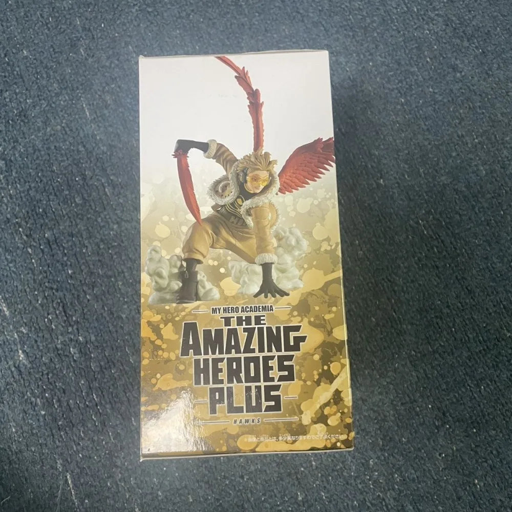 In Stock Bandai Original Genuine Banpresto My Hero Academia The Amazing Heroes Plus Hawks Ⅱ 11cm Collections Model Toy Figures