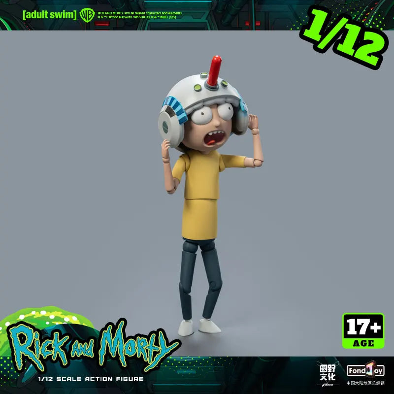 In Stock Fondjoy Original Rick And Morty Action Figure Model Toys 1/12 Rick And Morty Movable Model Toy Collectible Gift