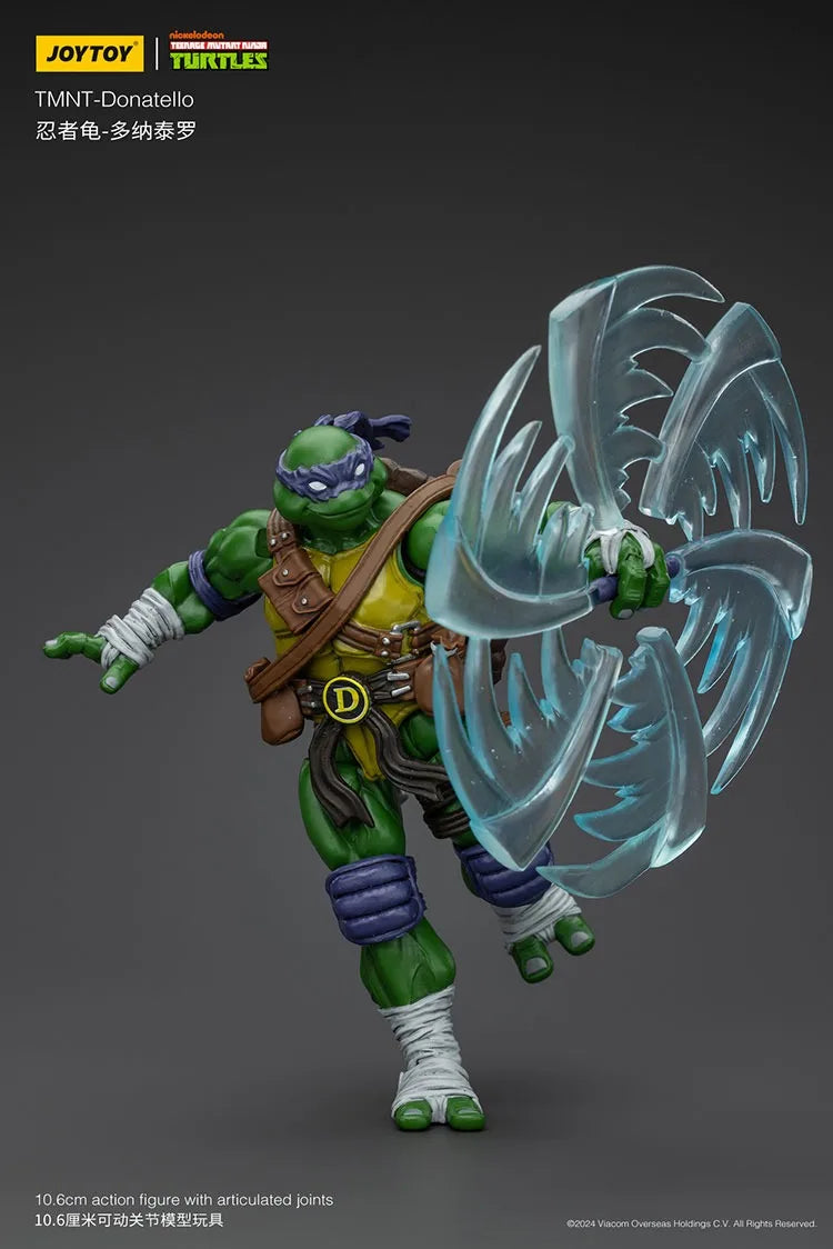 JOY TOY TMNT Donatello Action Figures Original Doll Decoration Gift Collection Garage Model Kits