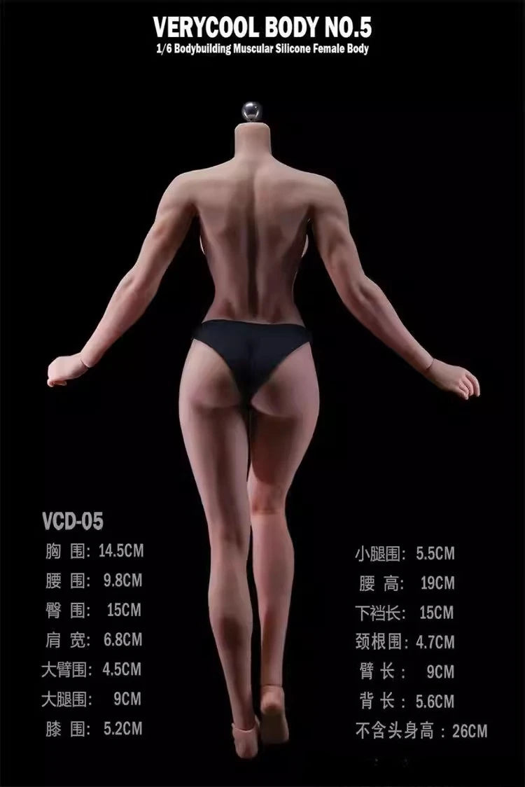 VERYCOOL 1/6 Scale VCD-05 VCD-06 Female Soldier Movable Joint  Platinum Silicone Steel Bone Action Figure Body Dolls