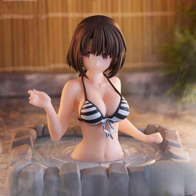 New Original Date A Live Hot Spring Tokisaki Kurumi Megumi Kato Sawamura Series Anime Figure Model Desktop Ornament Toys Gift