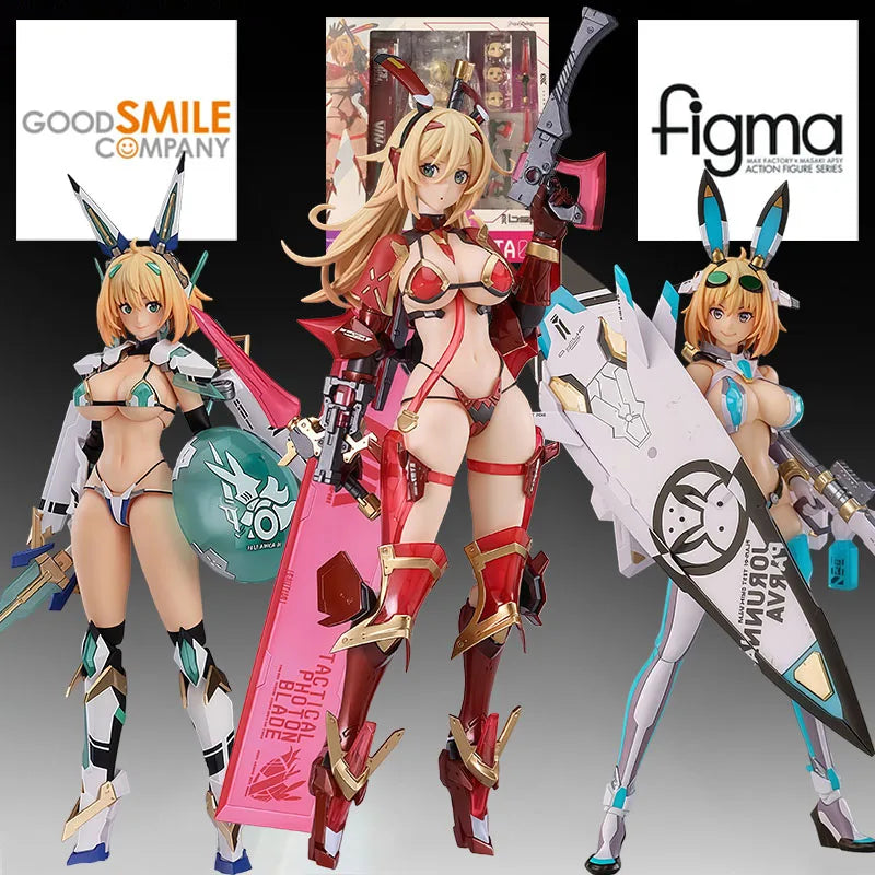 GSC Genuine  Figma Anime Figure Veronica Sweetheart & Sophia F. Shirring & Bikini Armor Action Figure Toys for Boys Kids Gift