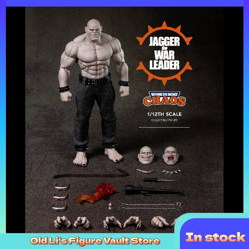 In Stock CHAOS CHAOS-003 Jihad Leader Gargel 1/12 6-inch Commoner Mutant Leader Movable Figure Collectible Toy