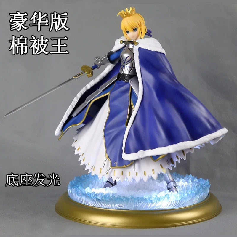 Fate/Stay Night Black Saber Altaria Pendragon Anime-Modellstatue Sammlerfigur Black Saber Dekoration Spielzeug Action Geschenk