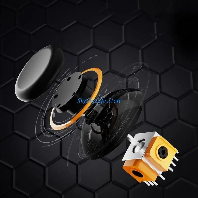 E65E Gaming Controller,PC Game Controller Joystick with Trigger Buttons for