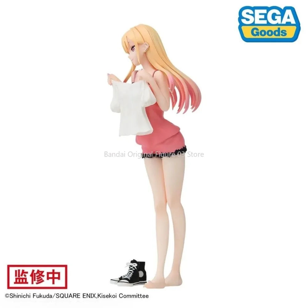 In Stock SEGA Luminasta My Dress-Up Darling Kitagawa Marin -Try On Time Ver.- PVC 18CM Anime Action Figures Model Collection Toy