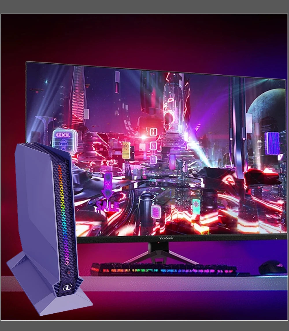 Gaming Mini PC Intel Core 13Th Gen i9 13900H i7 12700H With Nvidia RTX 4060 8G Desktop Computer Windows 11 WiFi 6 Bluetooth 5.2