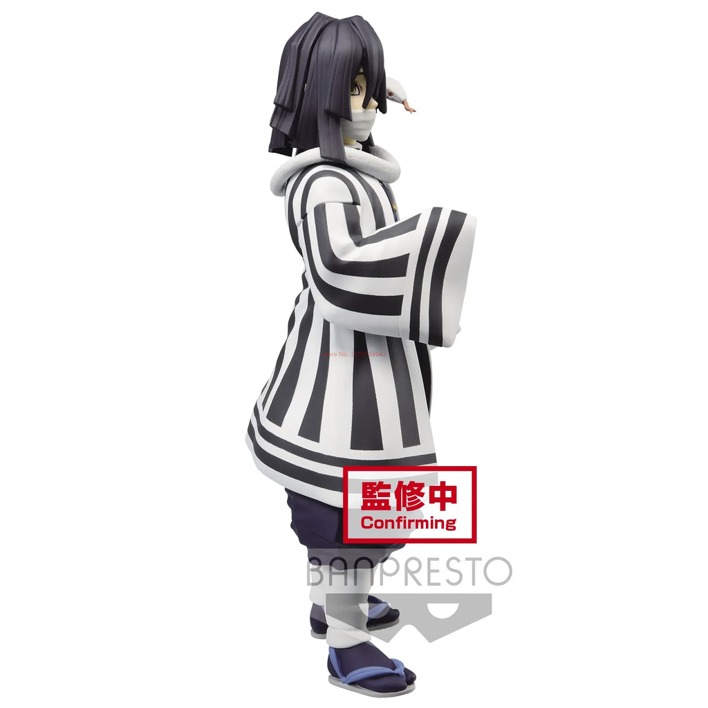 Bandai Original Kimetsu No Yaiba Anime Figure Vol.15 Iguro Obanai Action Figure Collectible Model Ornaments Toys Birthday Gifts