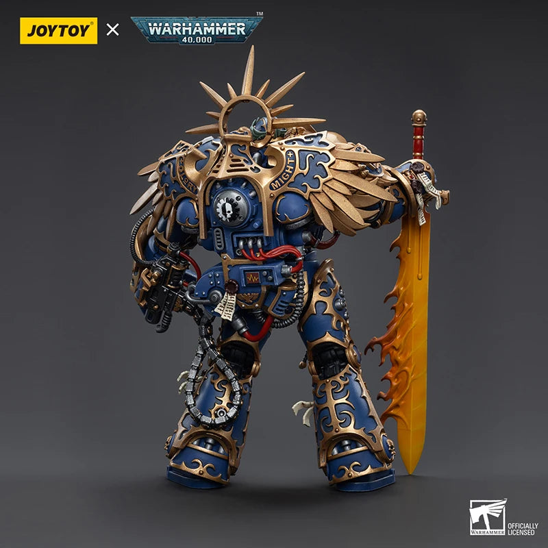Joytoy Dark Source Warhammer 40k Ultramarines Primarch Roboute Guilliman 1:18 Mobile Soldier Figure Desktop Ornaments Statue
