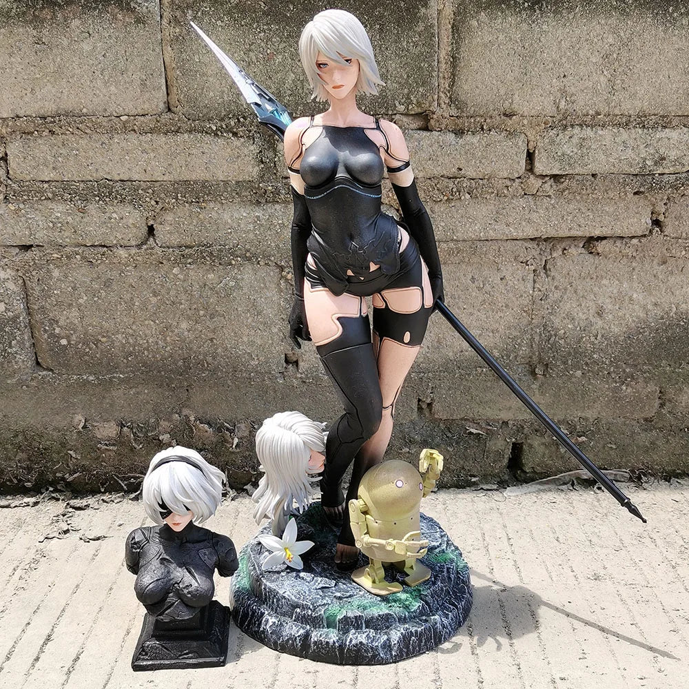 50 cm NieR: Automata Yorha Nr. 2 Typ B 2B YoRHa Typ A Nr. 2 A2 Anime GirlPVC Action Figur Spielzeug Statue Sammlung Modell Dol