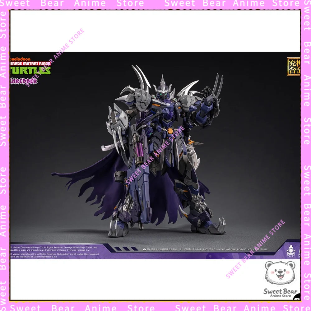 HEATBOYS Teenage Mutant Ninja Turtles Shredder Chinese Mecha Model Kit Action Figure Model Trendy Toys Desktop Doll