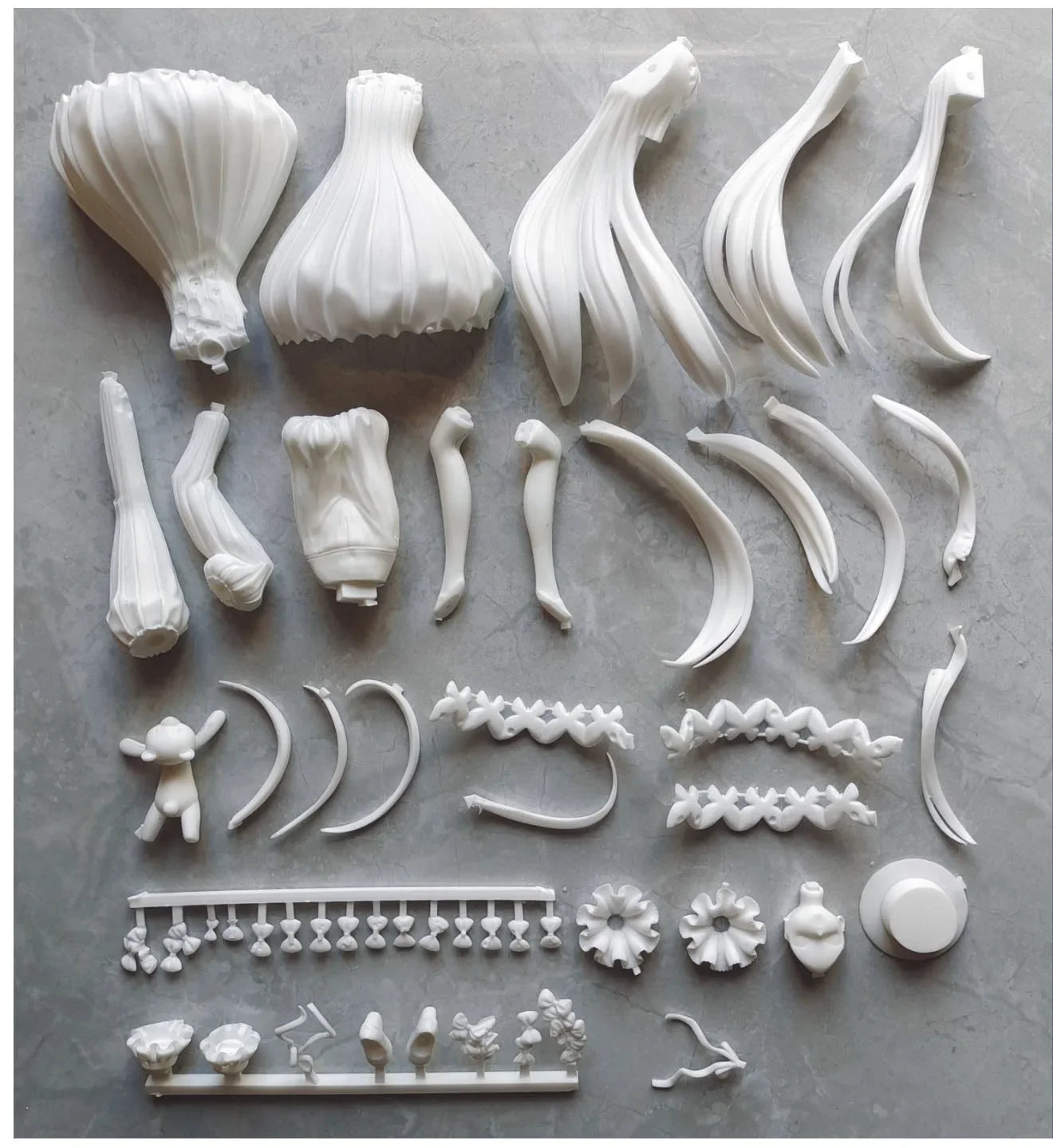 1/8 Anime Abigail Williams Fate/Grand Order Kit kawaii Resin GK DIY White Assembly GK Model Statue Toys doll Collection Gifts