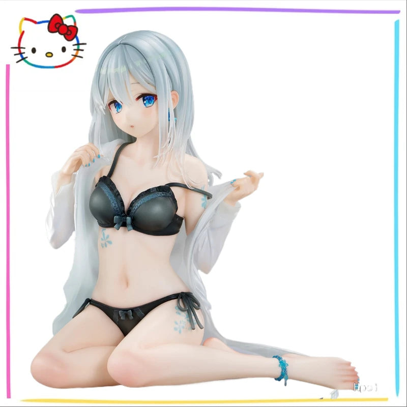 +In Stock Original UnionCreative Okigae Silver Hair - Sky Blue Morning - Limited Costume Ver 15cm Anime Figures Toys Ornaments