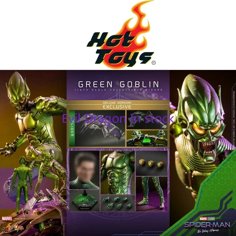In Stock Hottoys Ht Mms630 Mms631 1/6 Spider-Man Hero Point of No Return Green Goblin Action Figure Toy Collection Gift