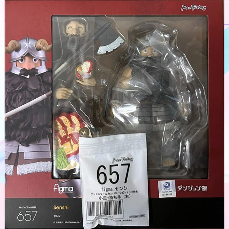 Max Factory figma#657 Delicious in Dungeon Senshi Movable Action Figure with Cooking Tools Accessories Collectible Model Toy