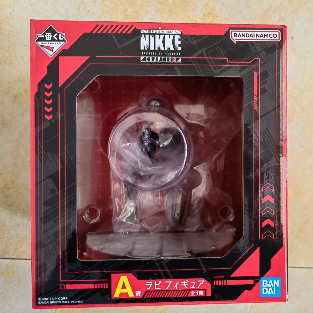 Original Genuine Bandai Prepainted Ichiban Kuji Goddess of Victory: Nikke Chapter 2 (A Prize) Rapi H=12cm Game Figure Collection