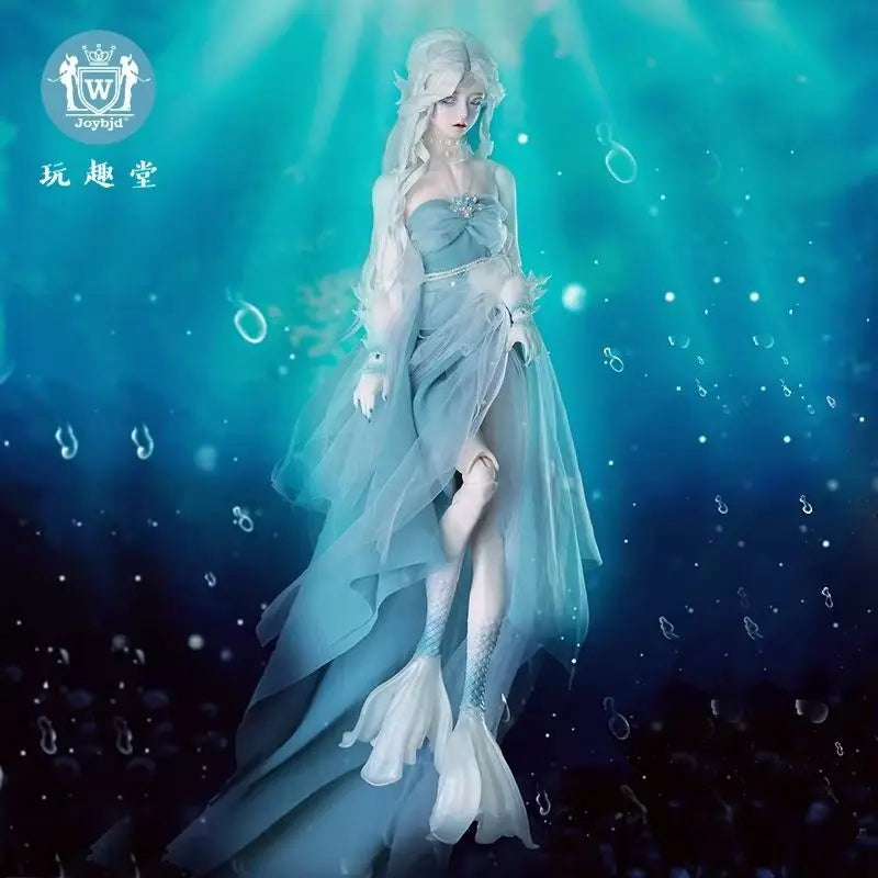3 Points Bjd Doll Hera Mermaid Mother Hera Figure Doll Handmade Makeup Xaga Dragon Delicate Mermaid Doll Collection Model