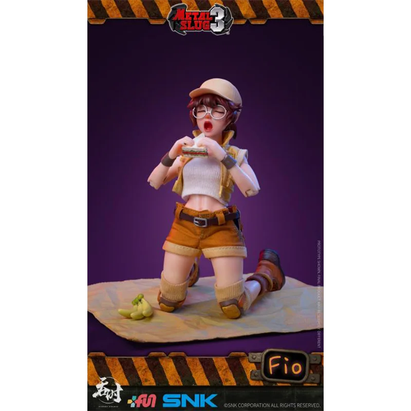 In Stock Original Tunshi Studio SNK Metal Slug 3 Fiolina Germi Fio TS-006-FG Eri Kasamoto TS-007-EK Figures Action Model Toys