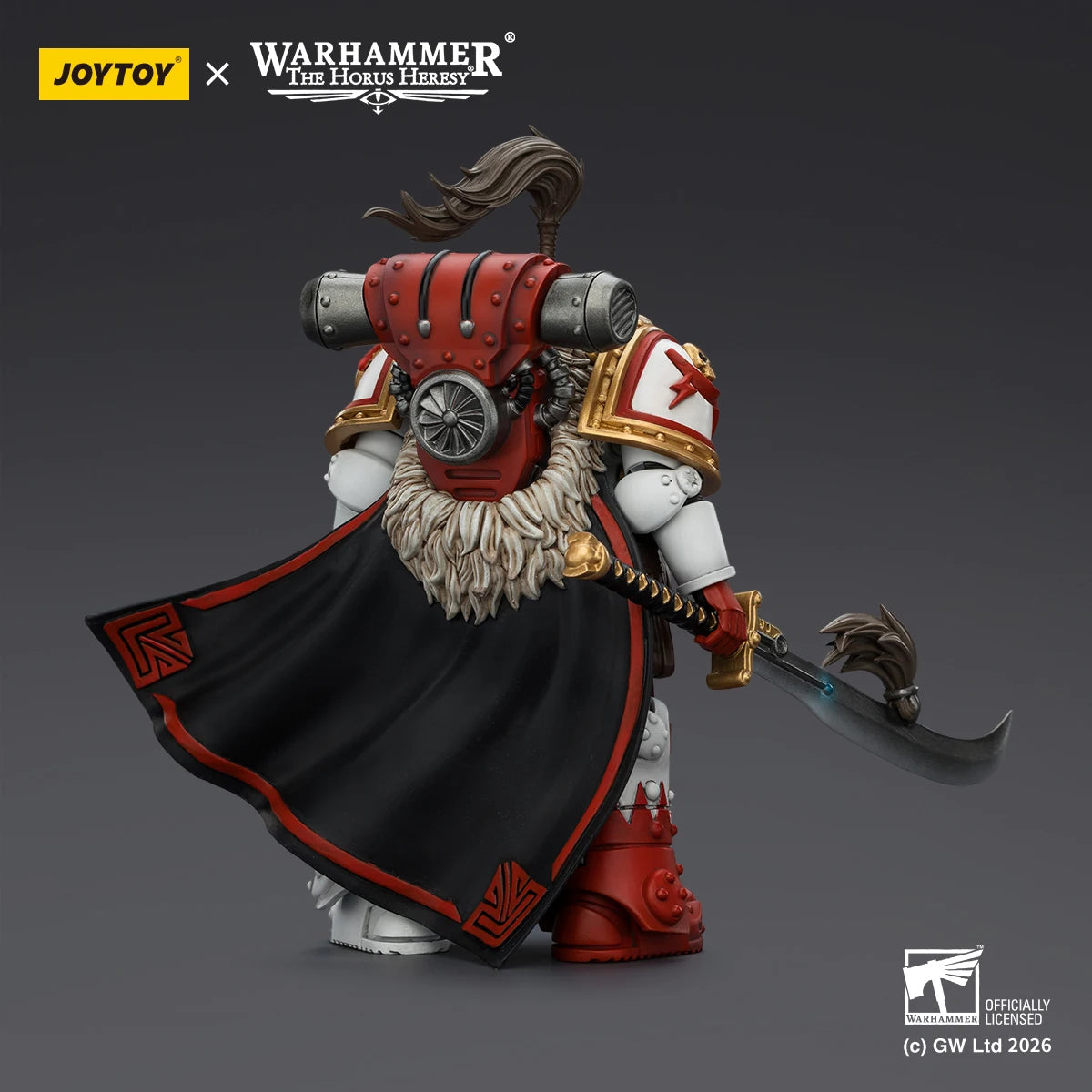 【Pre-sale】JOYTOY Warhammer 40K White Scars Hibou Khan, Seeker of Atonement 1/18 Action Figure Model Toy