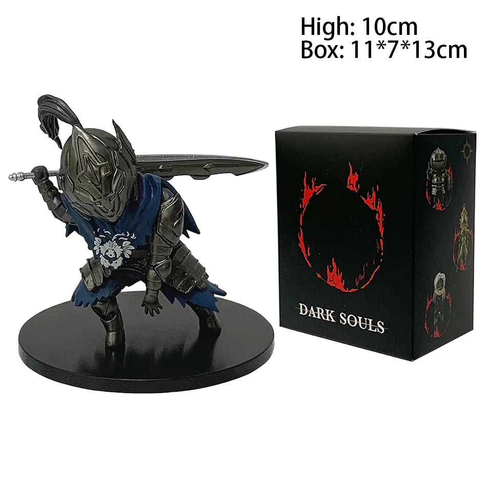 In stock Anime action figure Dark Souls Q version Solaire Artorias Ornstein Fire Keeper, Anime doll, toy model for child gifts
