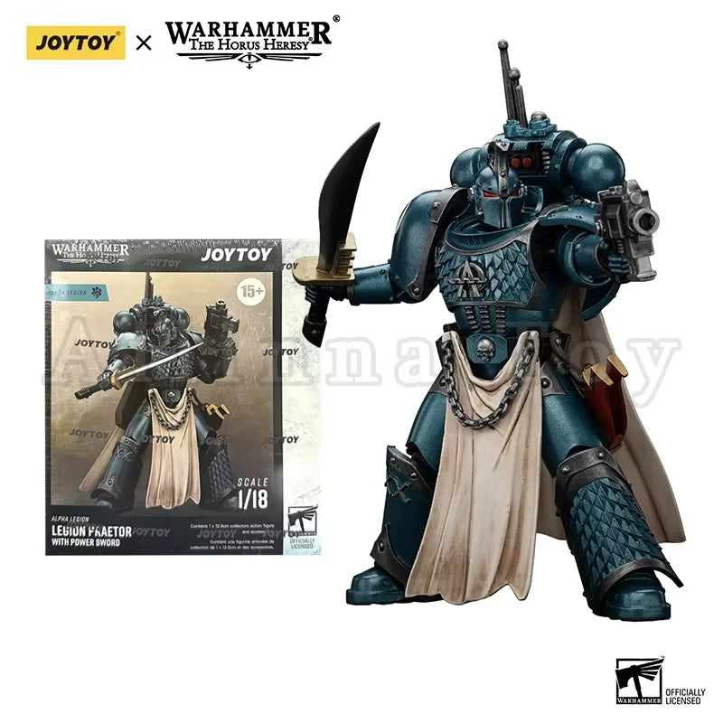 JOYTOY 1/18 Action Figure The Horus Heresy Alpha Legion Legion Praetor with Power Sword Harrowmaster Armillus Dynat
